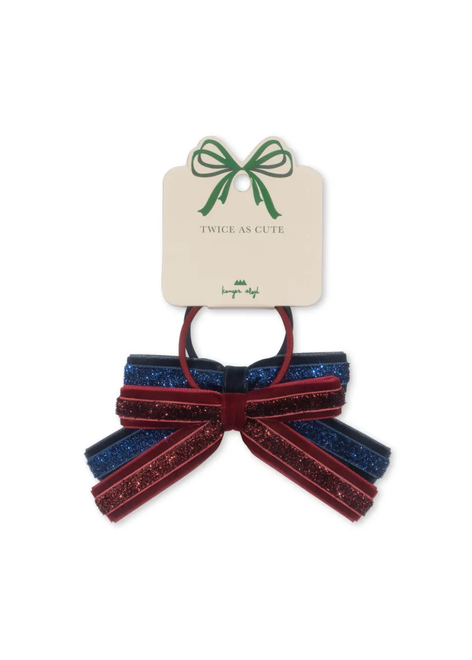 Store Konges Sløjd 2 pak elastikker - red/navy