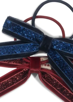 Store Konges Sløjd 2 pak elastikker - red/navy