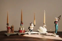 Discount Konges Sløjd 20 pak fødselsdagslys til tog - nature