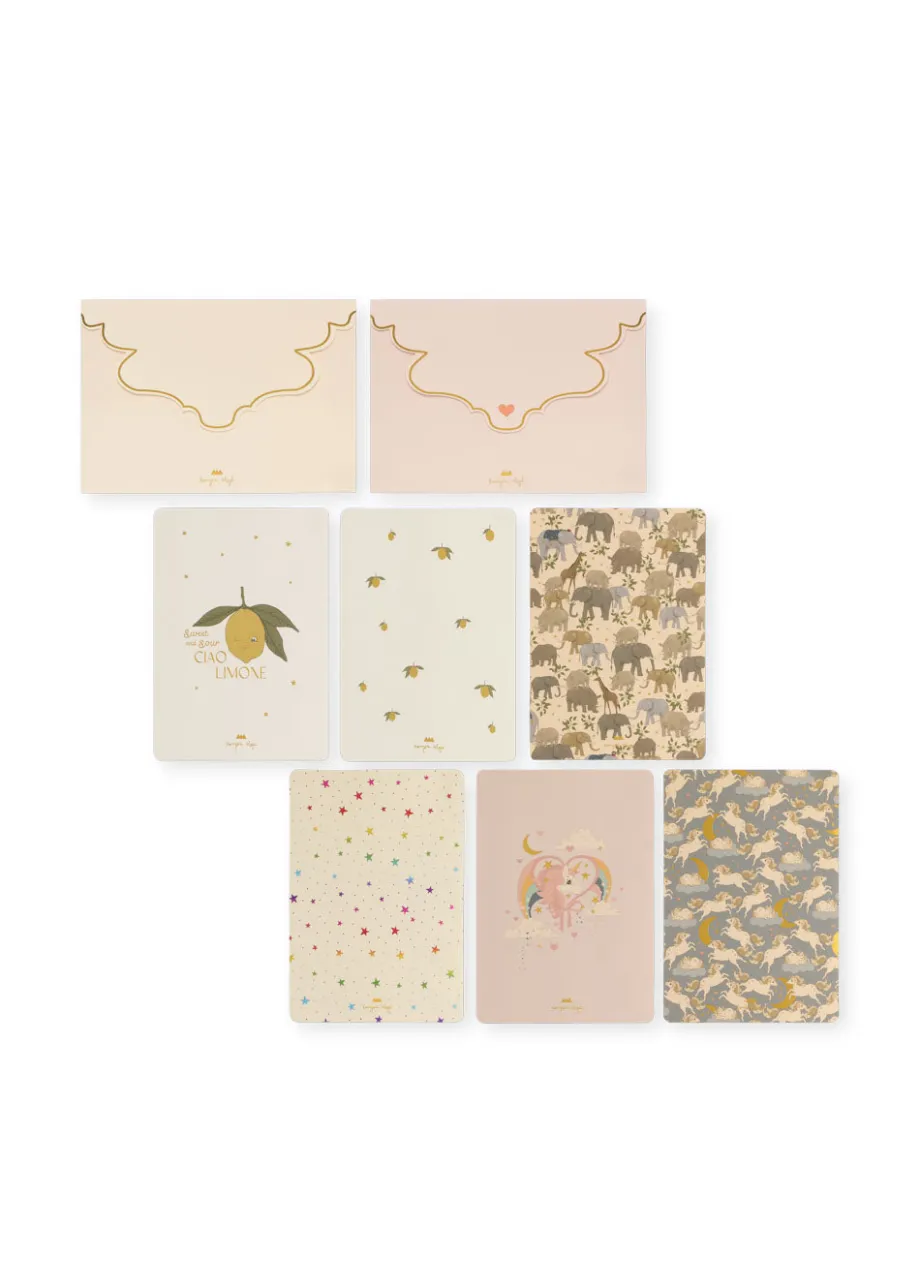 Best Konges Sløjd 6 pak kort - unicorn/safari