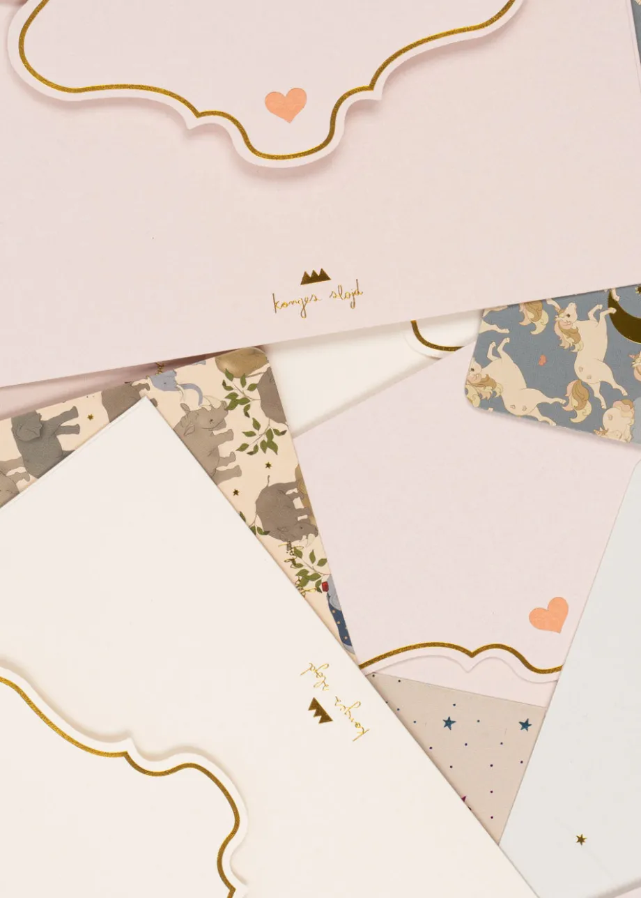 Best Konges Sløjd 6 pak kort - unicorn/safari