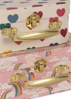 Best Konges Sløjd 2 pak kuffert - rainbow