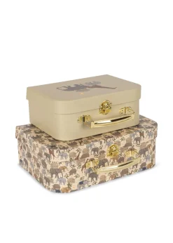 Hot Konges Sløjd 2 pak kuffert - safari