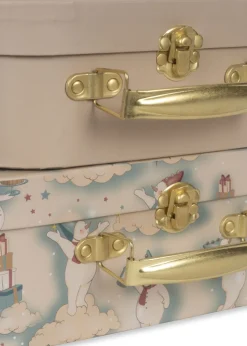 Store Konges Sløjd 2 pak kufferter - let it snow letitsnow