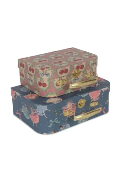 Fashion Konges Sløjd 2 pak kufferter - snow bow ballerina snowbowballerina