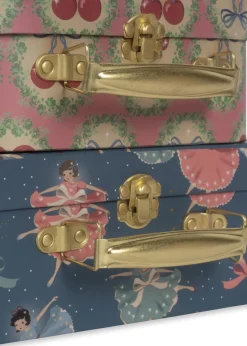 Fashion Konges Sløjd 2 pak kufferter - snow bow ballerina snowbowballerina