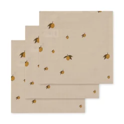 Sale Konges Sløjd 3 pak stofbleer - lemon