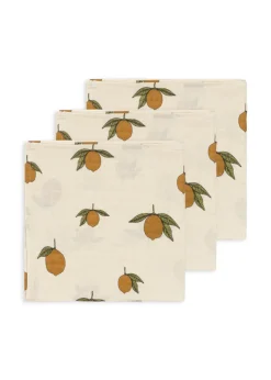 Fashion Konges Sløjd 3 pak stofbleer - MON GRAND CITRON mongrandcitron