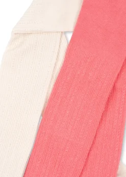 Clearance Konges Sløjd 2 pak strømpebukser - beige/rose