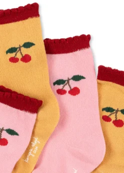 New Konges Sløjd 2 pak strømper - cherry