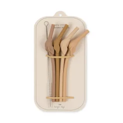 Flash Sale Konges Sløjd 4 pak sugerør - ROSESAND MIX rosesandmix