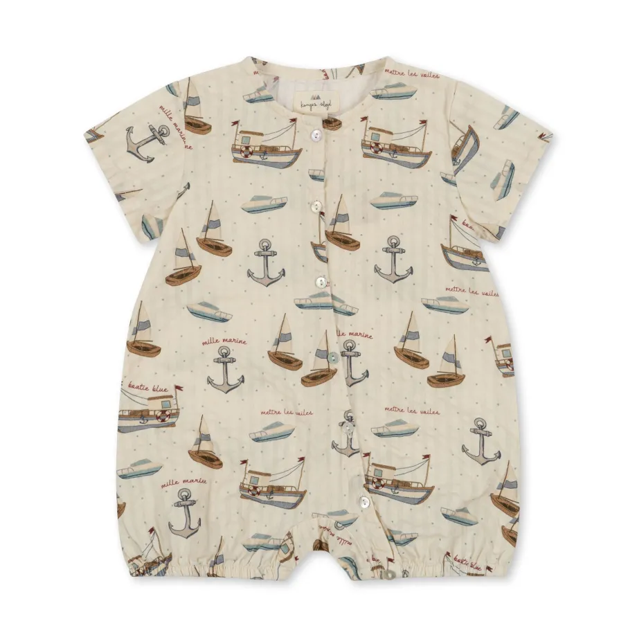 Fashion Konges Sløjd ace romper - SAIL AWAY sailaway