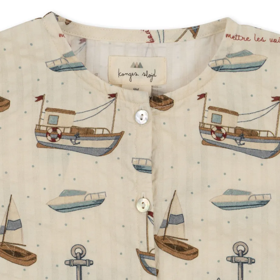 Fashion Konges Sløjd ace romper - SAIL AWAY sailaway