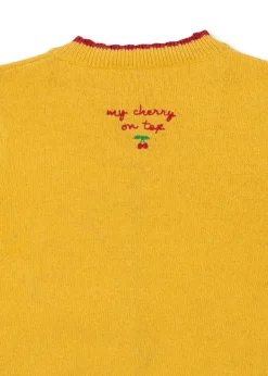 Best Konges Sløjd ALEXA CARDIGAN - YOLK YELLOW yolkyellow