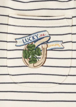 Store Konges Sløjd AMIO JOGGINGBUKSER - ANTIQUE WHITE / OMBRE BLUE