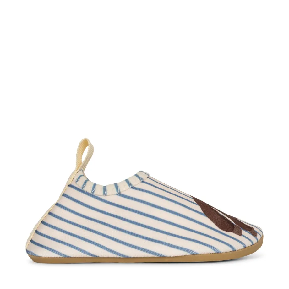 Outlet Konges Sløjd aster badesko - STRIPE BLUIE stripebluie