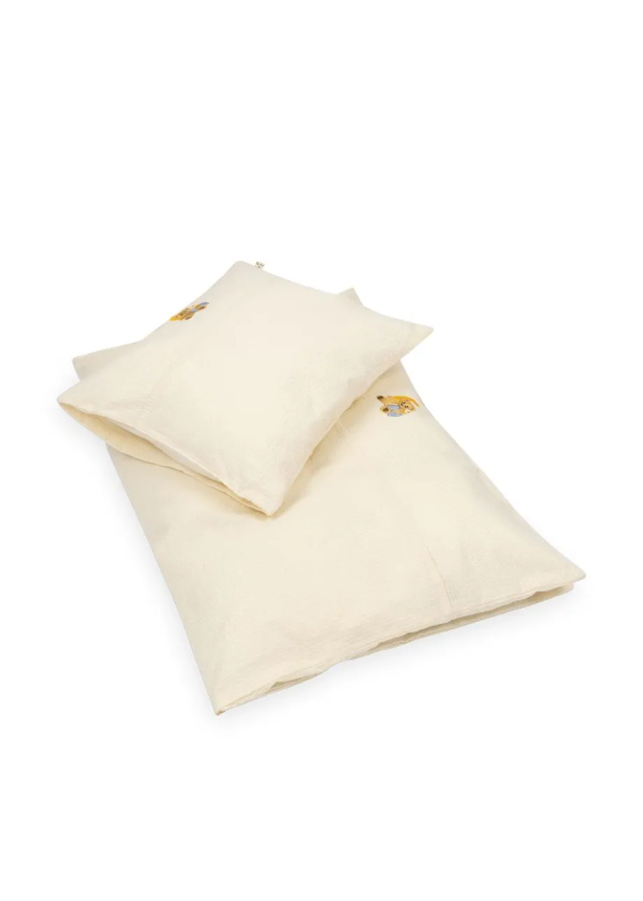 Shop Konges Sløjd baby sengesæt 70x100 - ANTIQUE WHITE antiquewhite