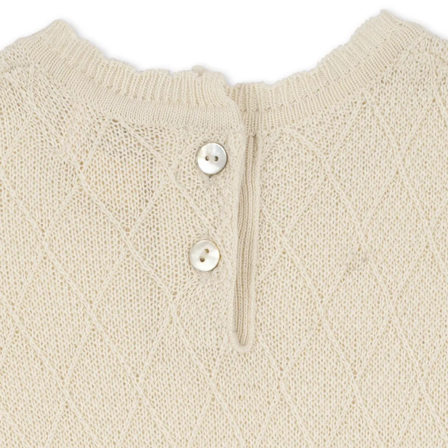 Outlet Konges Sløjd barbara dåbskjole - nature