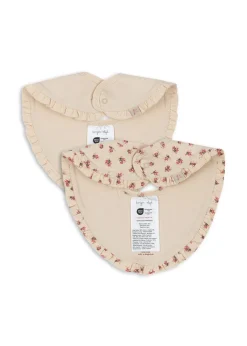 Cheap Konges Sløjd basic 2 pak hagesmæk - buttercream/bloomie