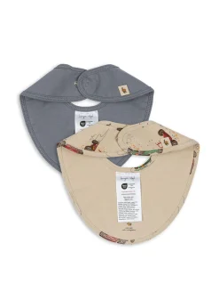 Outlet Konges Sløjd basic 2 pak hagesmæk - TRADEWINDS / GRAND PRIX