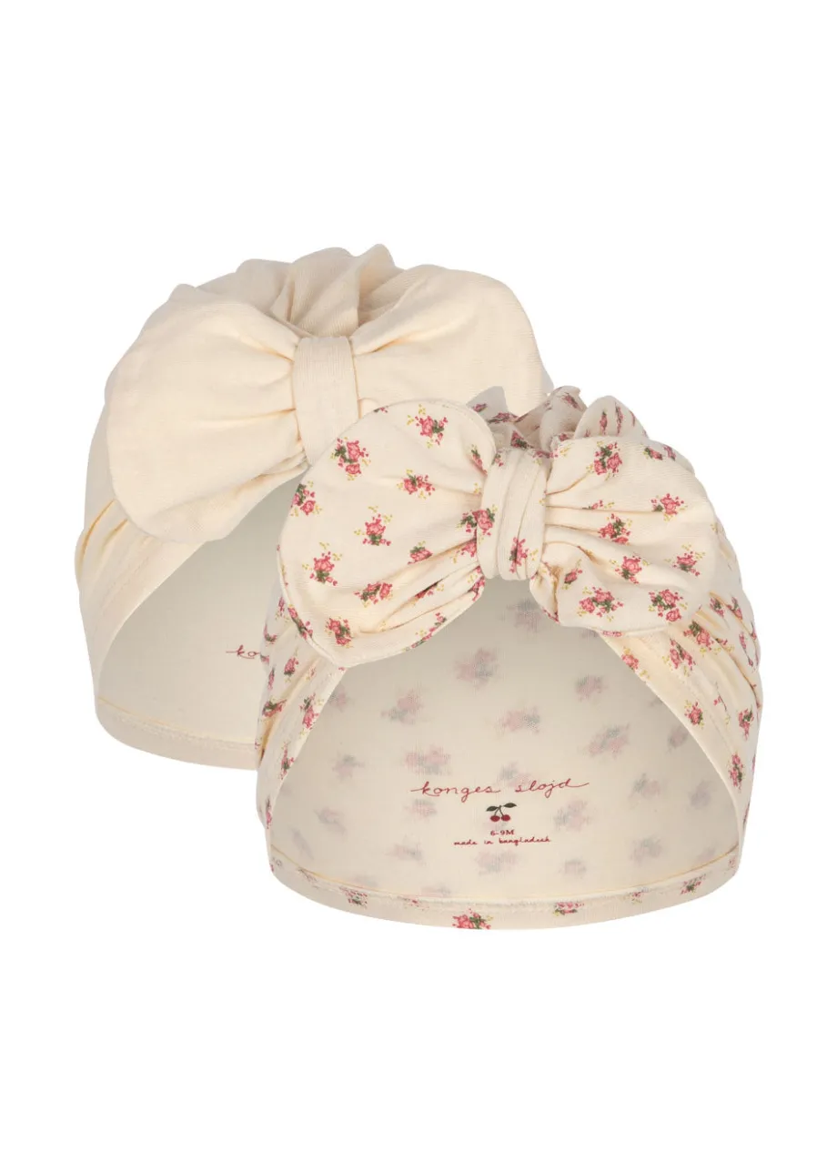 Fashion Konges Sløjd basic 2 pak turban - buttercream/bloomie
