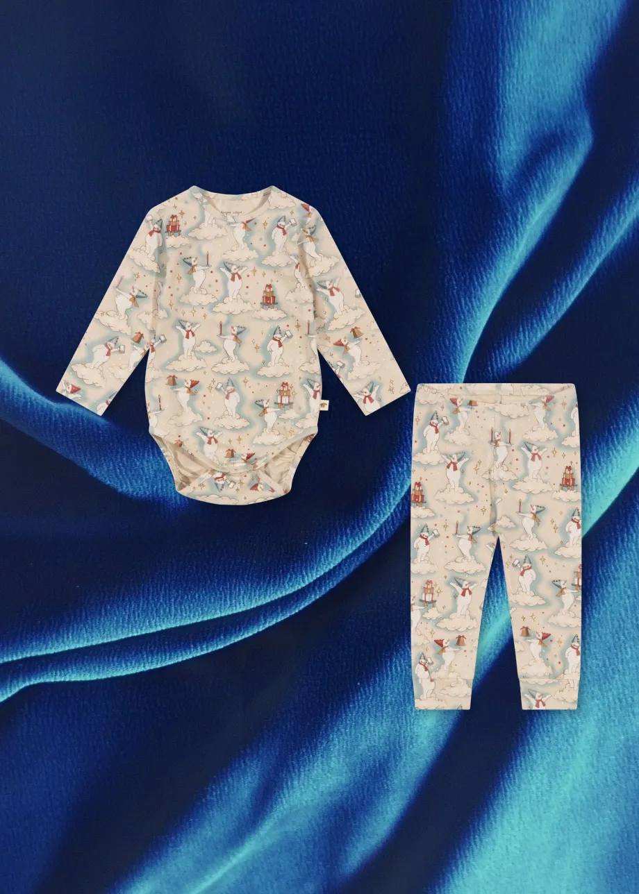 Outlet Konges Sløjd Basic body sæt - let it snow letitsnow