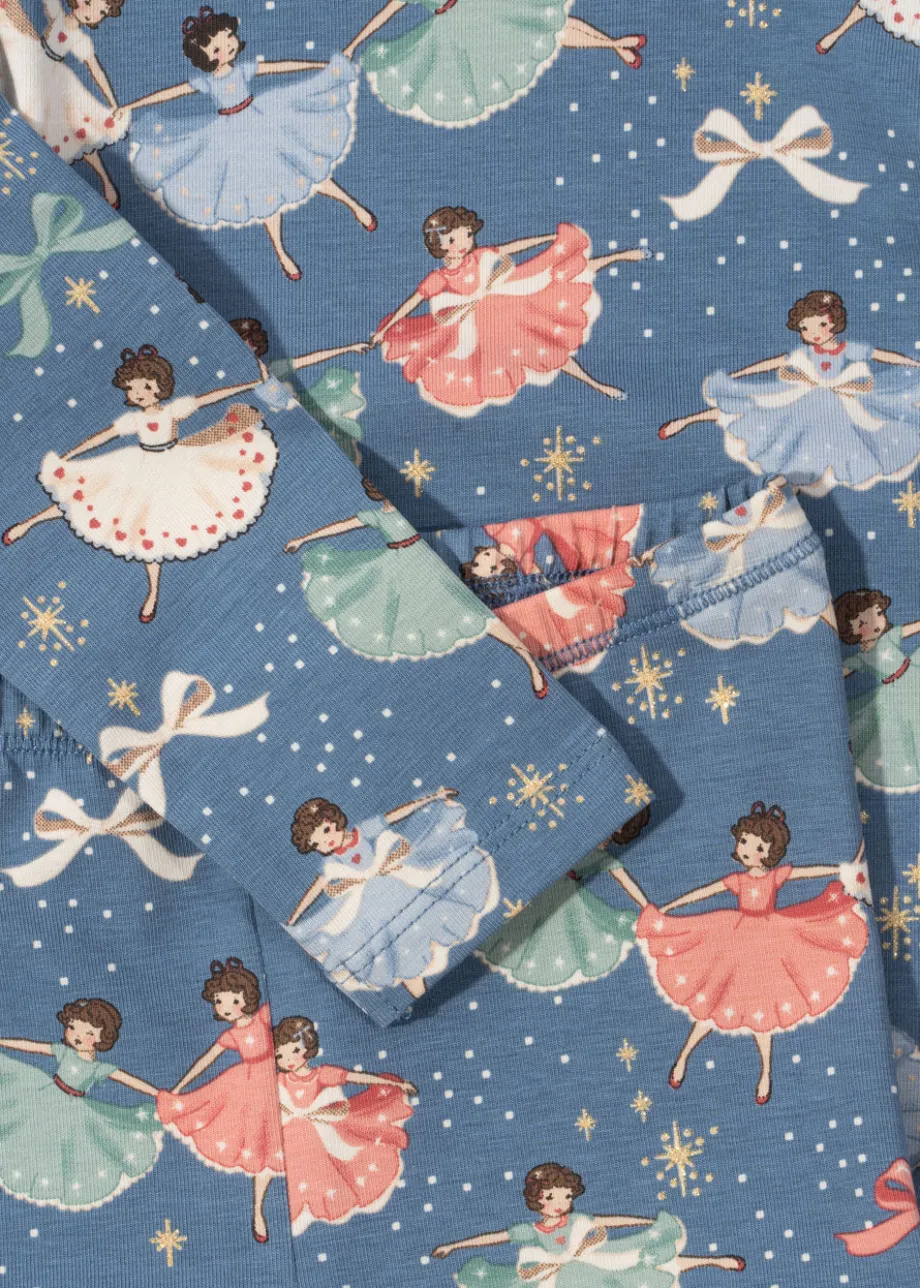 Clearance Konges Sløjd Basic body sæt - snow bow ballerina snowbowballerina