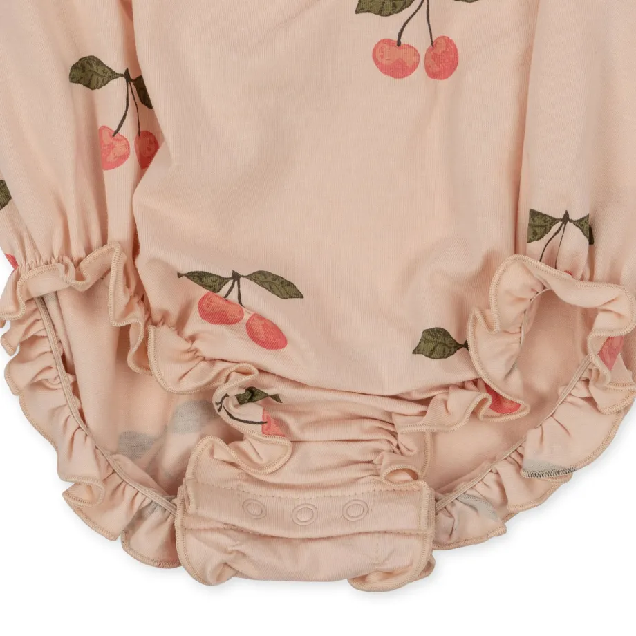 New Konges Sløjd basic romper - MA GRANDE CERISE PINK magrandecerisepink