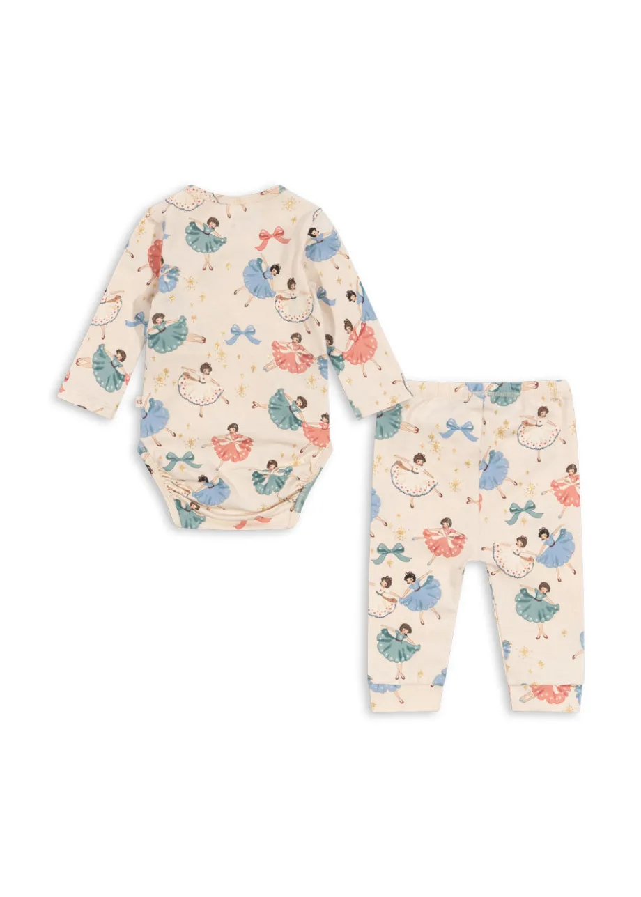 Outlet Konges Sløjd Basic sæt til nyfødt - bow ballerina bowballerina