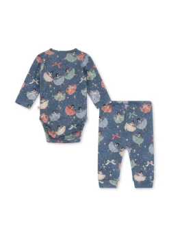 Best Sale Konges Sløjd Basic sæt til nyfødt - snow bow ballerina snowbowballerina