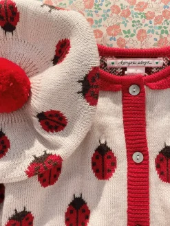 Discount Konges Sløjd Belou beret - ladybug