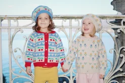 Clearance Konges Sløjd BELOU CARDIGAN - CHERRY STRIPE cherrystripe