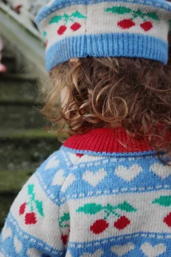 Clearance Konges Sløjd BELOU CARDIGAN - CHERRY STRIPE cherrystripe