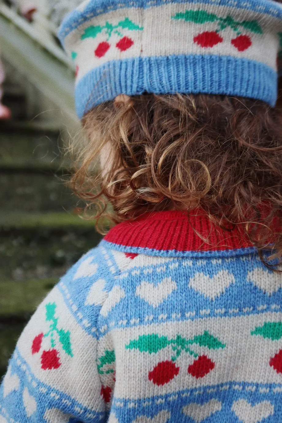 Clearance Konges Sløjd BELOU CARDIGAN - CHERRY STRIPE cherrystripe