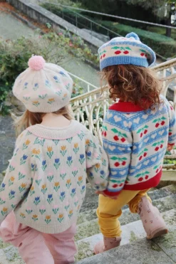 Clearance Konges Sløjd BELOU CARDIGAN - CHERRY STRIPE cherrystripe