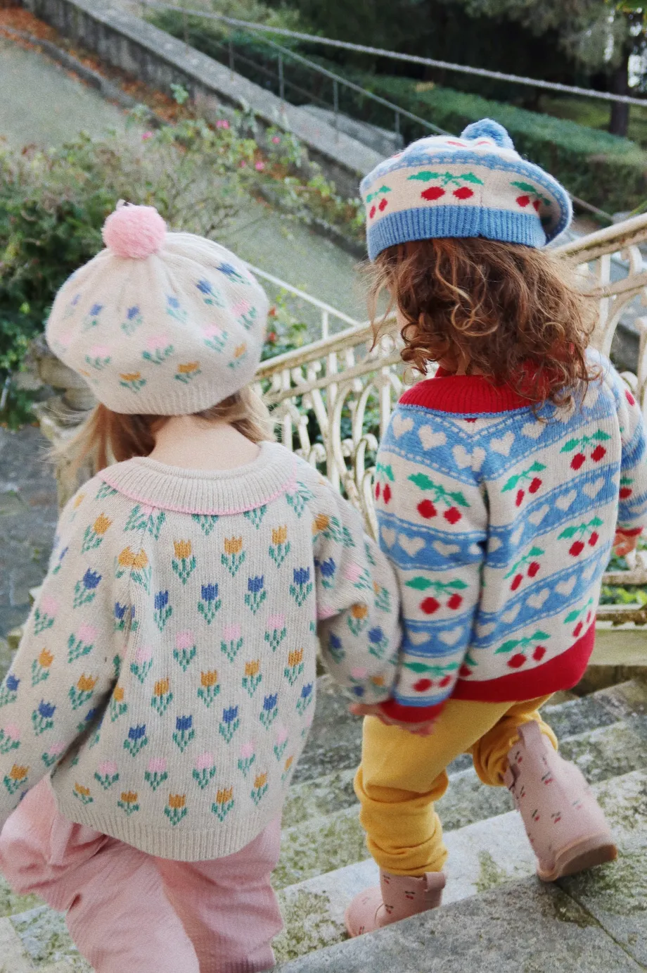 Clearance Konges Sløjd BELOU CARDIGAN - CHERRY STRIPE cherrystripe