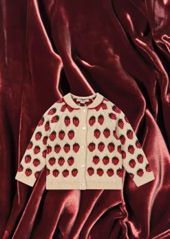 Outlet Konges Sløjd Belou cardigan - strawberry