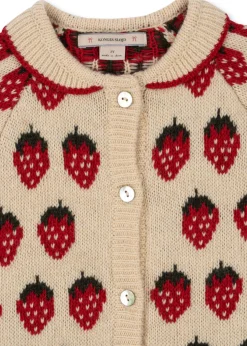 Outlet Konges Sløjd Belou cardigan - strawberry