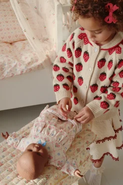 Outlet Konges Sløjd Belou cardigan - strawberry