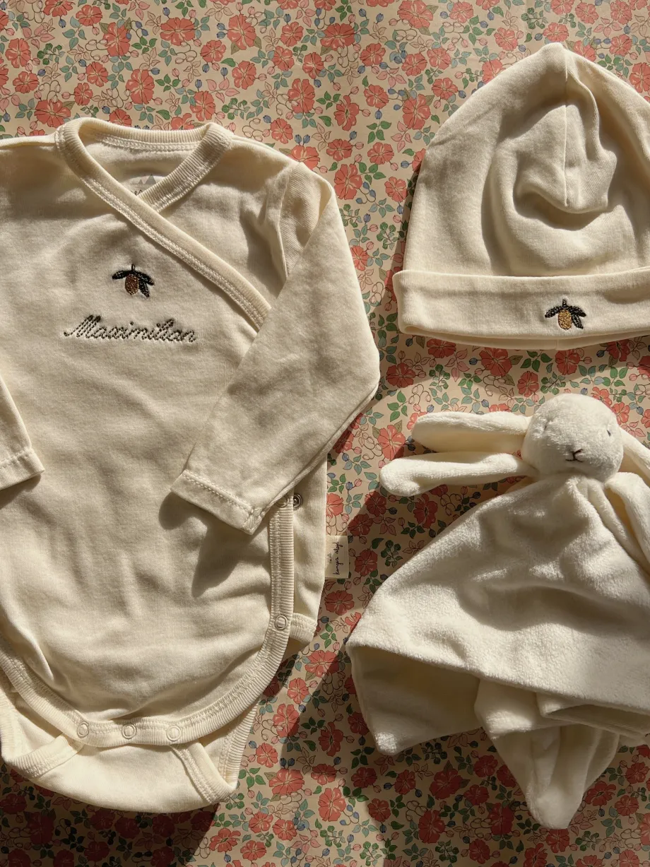 Fashion Konges Sløjd bodystocking med hue - off white offwhite