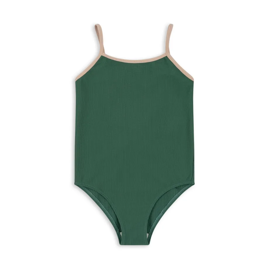 Hot Konges Sløjd bowie badedragt - SMOKE PINE smokepine