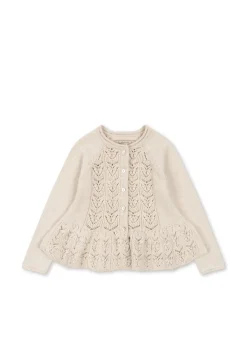 Cheap Konges Sløjd cabby cardigan - off white melange offwhitemelange