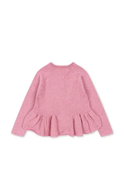Outlet Konges Sløjd cabby cardigan - powder pink powderpink