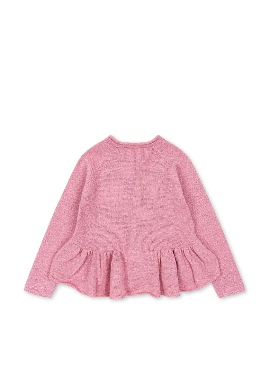 Outlet Konges Sløjd cabby cardigan - powder pink powderpink