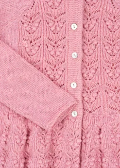 Outlet Konges Sløjd cabby cardigan - powder pink powderpink