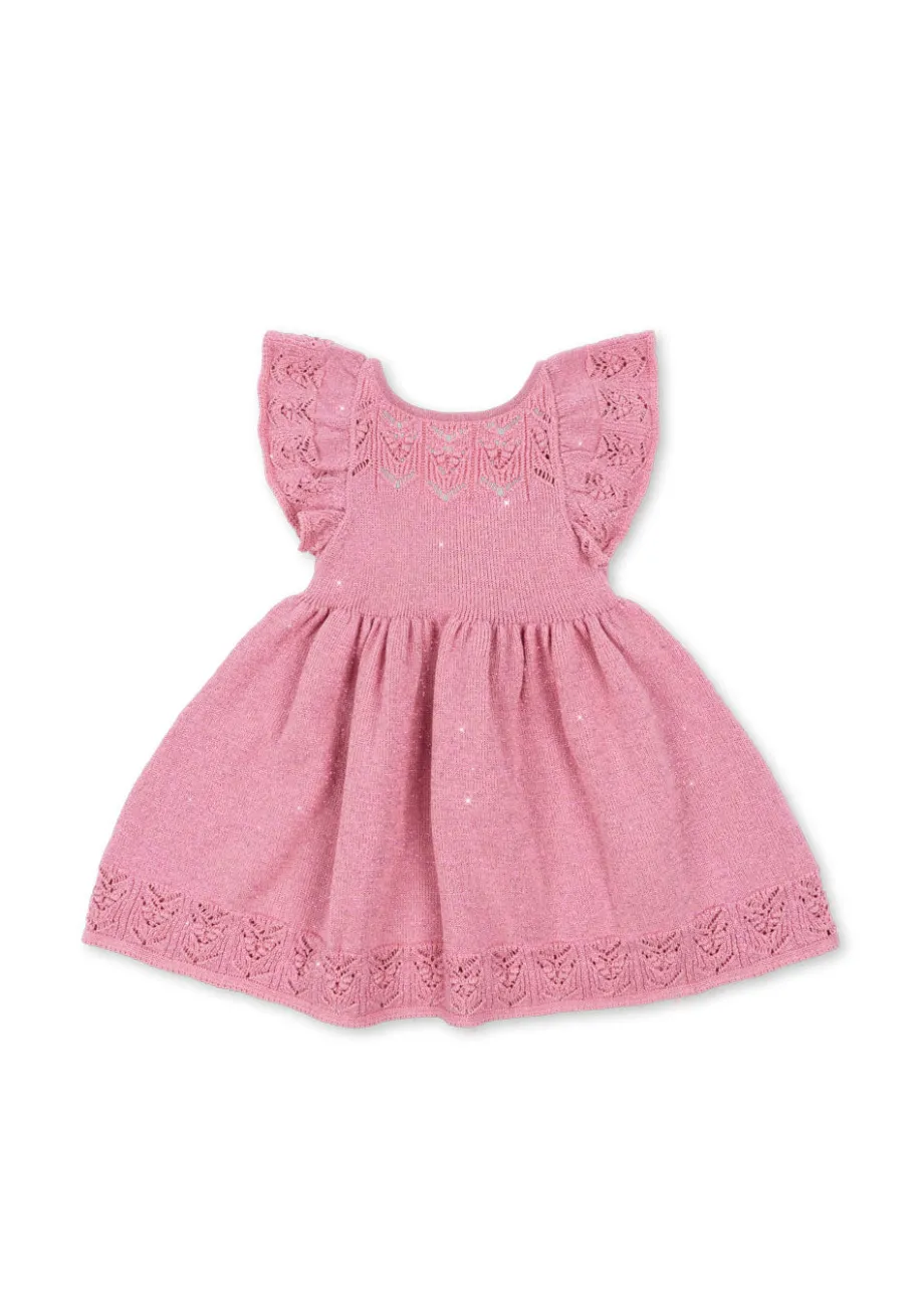 Store Konges Sløjd cabby kjole - POWDER PINK powderpink