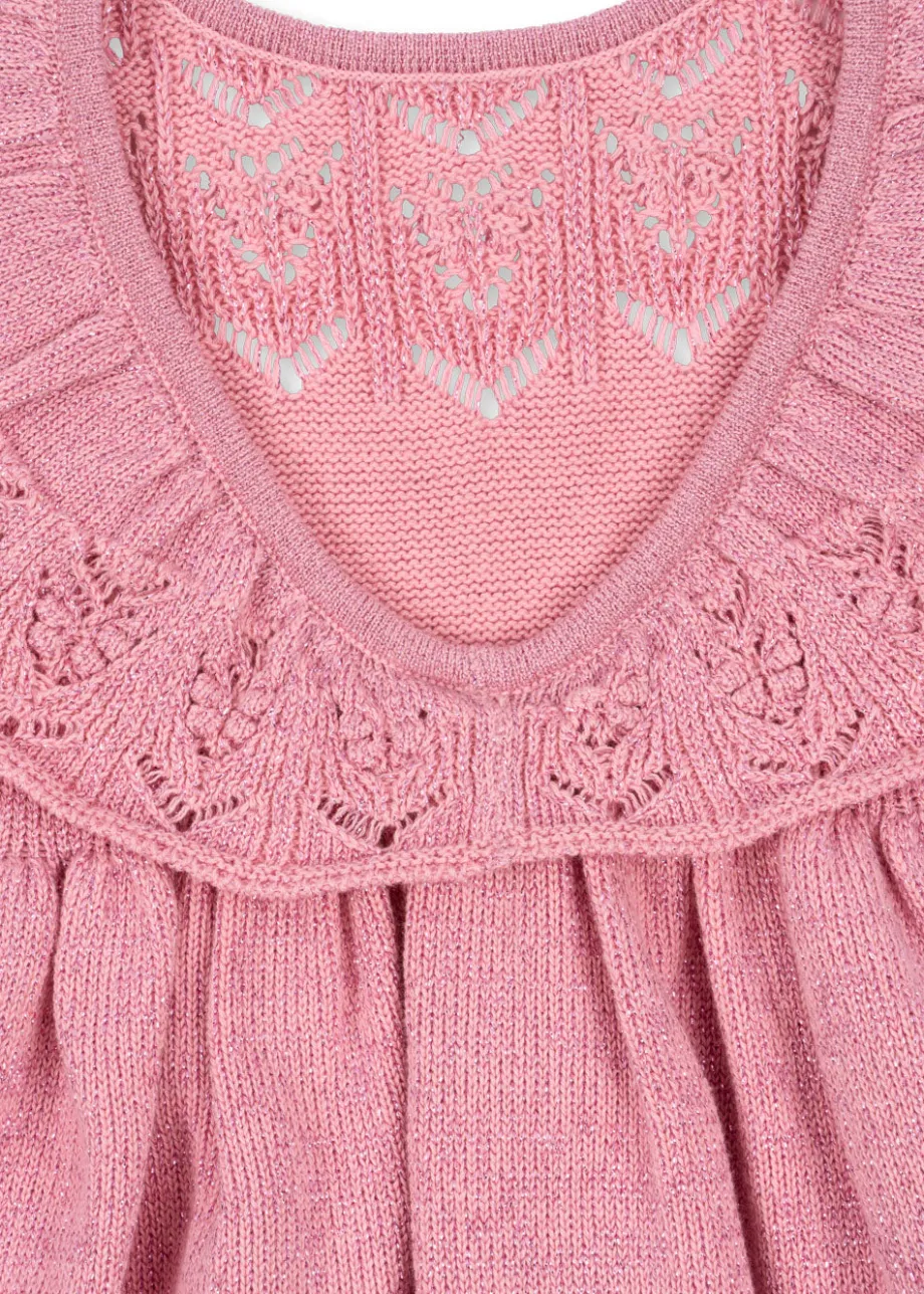 Store Konges Sløjd cabby kjole - POWDER PINK powderpink