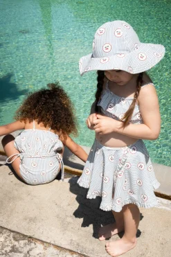 Fashion Konges Sløjd cale badehat - CHERRY STRIPE cherrystripe