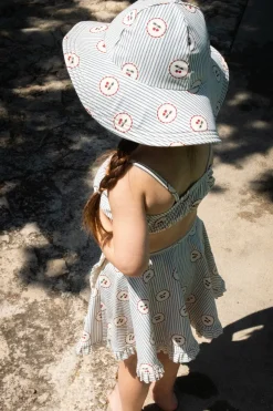 Fashion Konges Sløjd cale badehat - CHERRY STRIPE cherrystripe