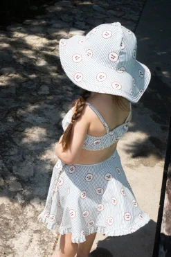 Fashion Konges Sløjd cale badehat - CHERRY STRIPE cherrystripe